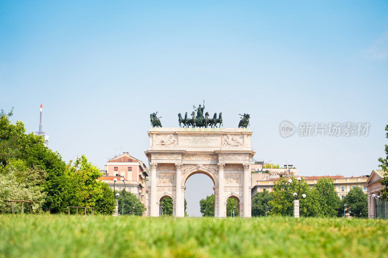 意大利米兰的Arco della Pace